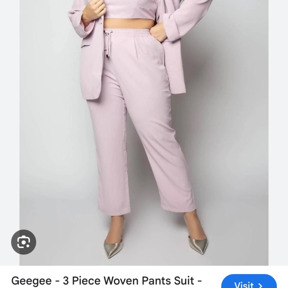 3 piece pant suit
